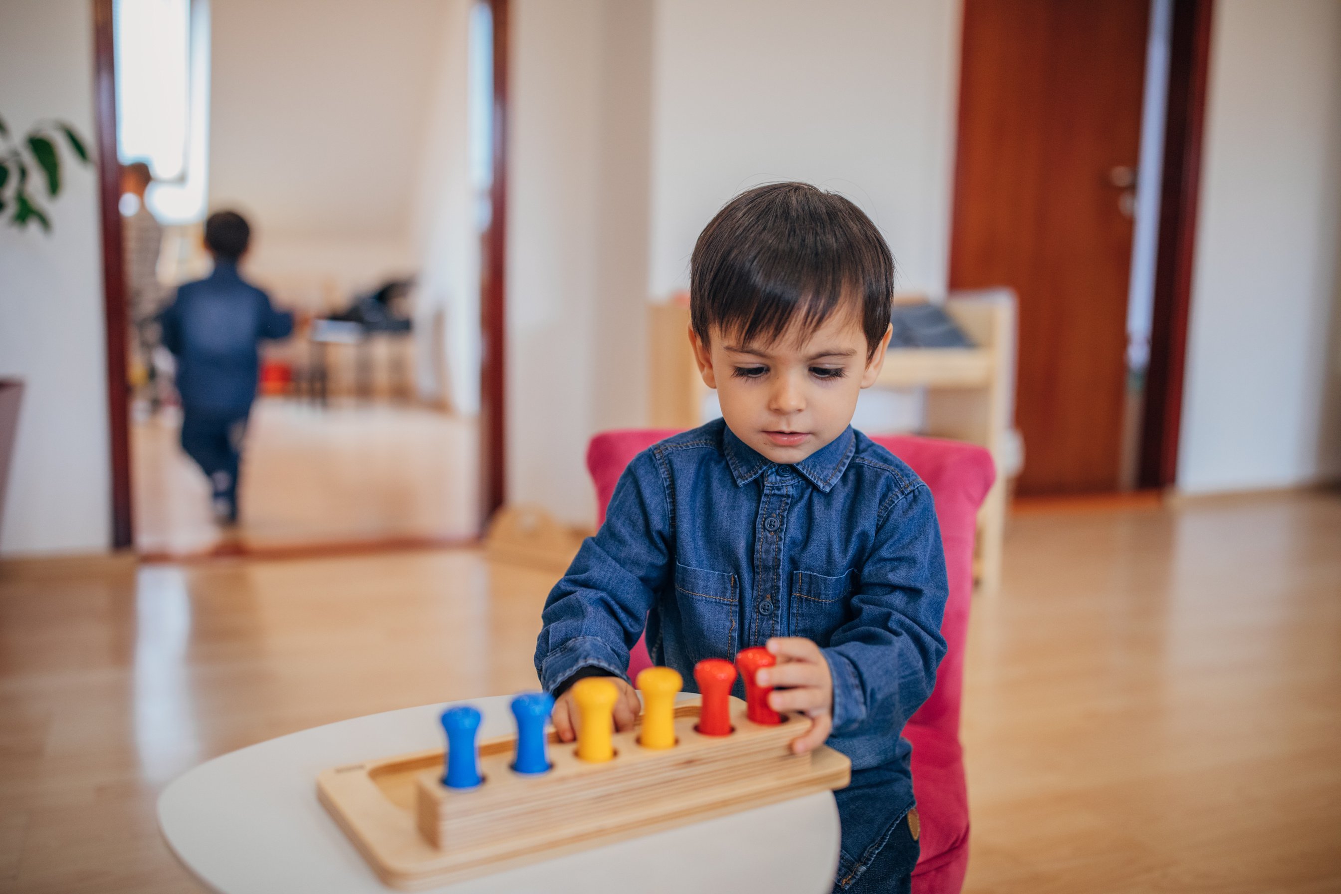 Preschool Kids Playing